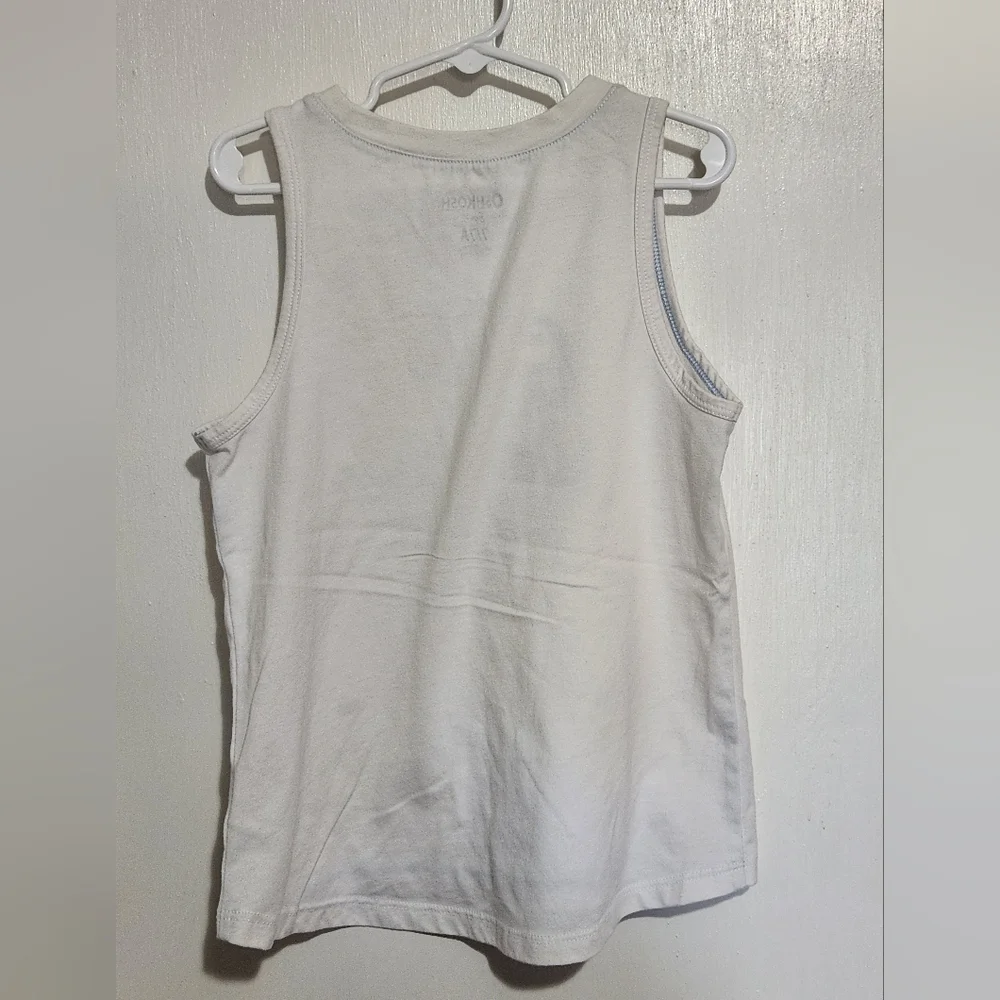 🌎 Osh Kosh Size 7 "Girls Make Waves" Tank Top - Picture 5 of 5
